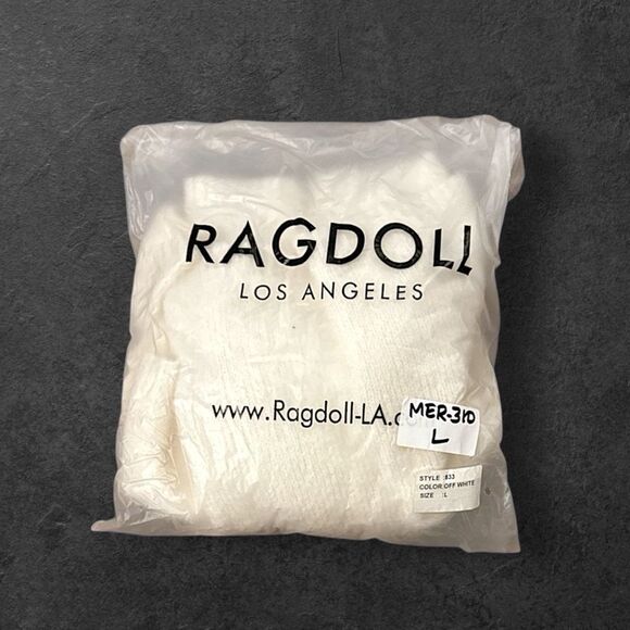 Ragdoll LA Wool Blend Short Sleeve Sweater Top - Picture 7 of 16